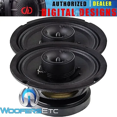 Dd Audio Vo-x6.5-s2 6.5  300w 2-ohm 2-way Coaxial Boat Car Motorcycle Speakers • $149