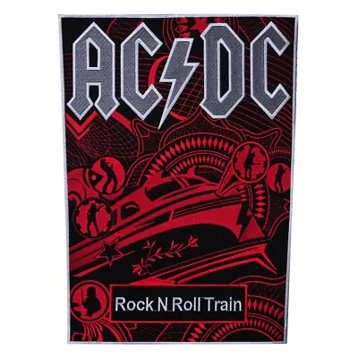 ACDC AC/DC Rock N Roll Back Patch | Australian Hard Rock Heavy Metal Band Logo • $19.99