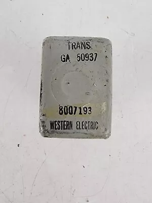 Vintage Western Electric TRANS GA-50937 Transformer 8007193 GA50937 AS IS • $67.45