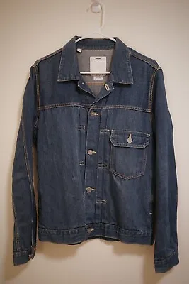 Visvim SOCIAL SCULPTURE 102 Denim Jacket Cotton Linen One Wash Indigo M 2 SS13 • $250