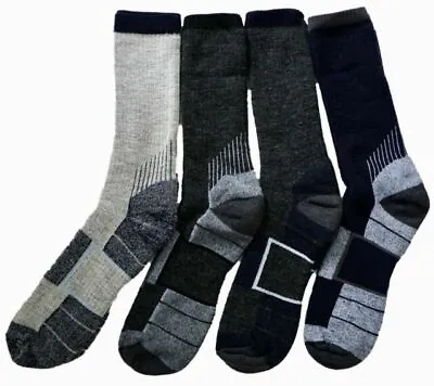 Kirkland Signature Merino Wool Blend Socks For Men Size 7-13 Full Cushion 4pk • $14.99