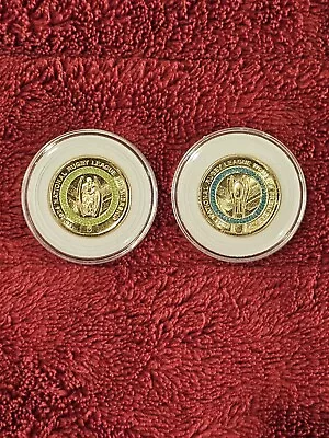 2024 NRL And NRLW $2 Collectable Coloured Coins (For 2)  • $17.50