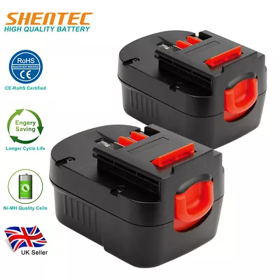 £24.91 • Buy 2x 12V 3.5AH Ni-MH Battery For Black Decker A12 A12-XJ A1712 FS120B FSB12 HPB12