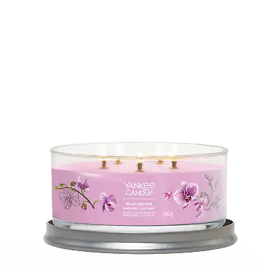 Yankee Candle Signature Multi Wick Tumbler Wild Orchid Scent Decor Gift  • £29.95