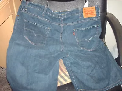 Levi's 569 Blue Denim Shorts Size 42 • $14.99
