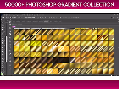 50000  Photoshop Gradient Collection • $5.05