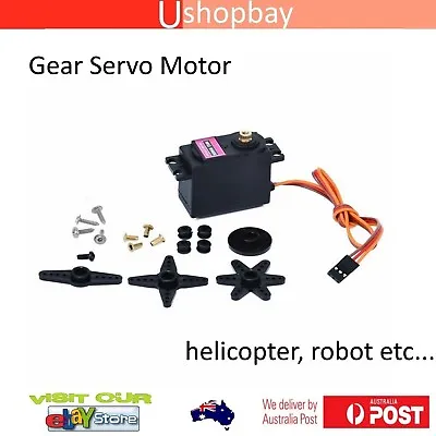 $13.50 • Buy Metal Gear Servo Motor Big Torque For RC Helicopter Car Robot Arduino MG 996R