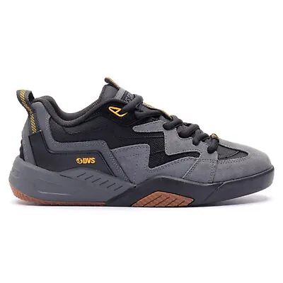 DVS Men's Devious Charcoal Black Goldenrod Low Top Sneaker Shoes Clothing App • $163.30