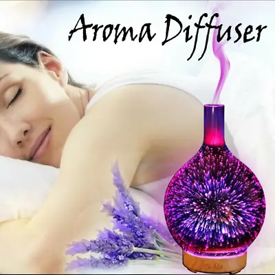 $29.79 • Buy Aromatherapy Diffuser Firework 3D Aroma Essential Oils Ultrasonic Air Humidifier