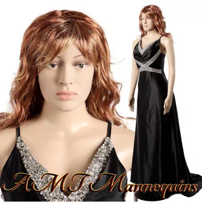 Female Full Body Mannequin + Stand Can Turn Head Arms  Sexy Mannequin +2 Wigs • $129.95