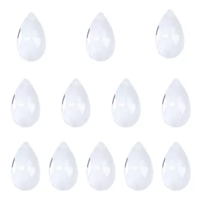 12 Pcs Crystal Chandelier Beads Crystal Drops Chandelier Crystals Replacement • £5.81