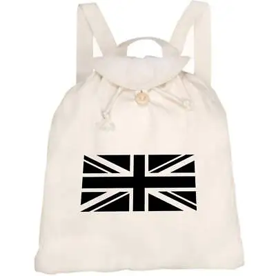 'Union Jack' Canvas Rucksack / Backpack (RK00019752) • £14.99