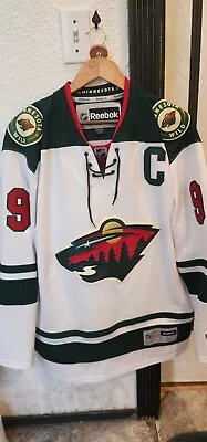 NHL Reebok Minnesota Wild Mikko Koivu Jersey 9 Mens Large White • $149.99