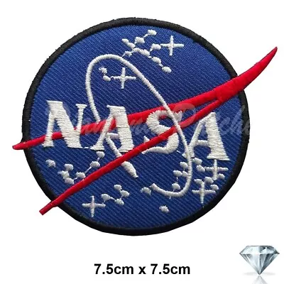 Nasa Space Explorer Iron On Patch Badge Motorbike Space Fashion Jacket Kids • £1.99