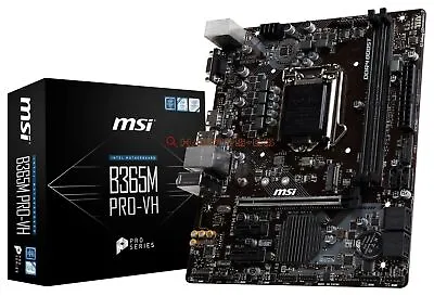 ONE Desktop MotherboardMSI  B365M PRO VH LGA1151 Intel  Micro-ATX • $260.78