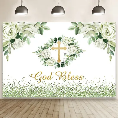 Baptism Banner Vinyl Party Supplies AUS STOCK 1.5MX1M • $34.99