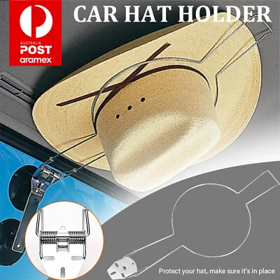 Car Hat Holder Saver Riding Helmet Akubra Equestrian Hard Spring Load Cover New • $15.59