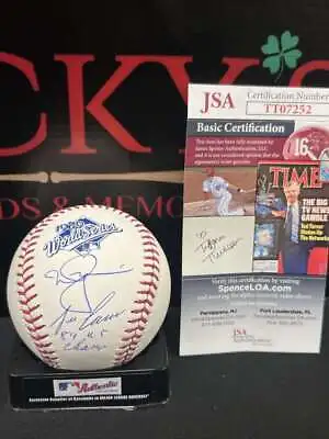 Mark McGwire Jose Canseco Dual Signed Auto 1989 World Series Baseball JSA COA • $199.99