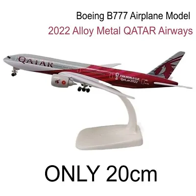 Alloy Metal QATAR Airways Boeing 777 B777 Airplane Diecast Air Plane Model 20cm • $17.99