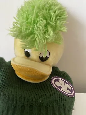 VINTAGE Edd The Duck Soft Toy Puppet Plush Children’s BBC Squeaks Scouts Outfit • £19.99