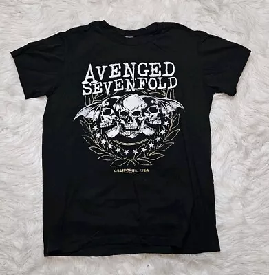 Avenged Sevenfold A7X Classic Deathbat OFFICIAL Tee T-Shirt Unisex Medium  • $17.25