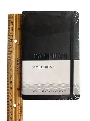 Moleskine Pocket Ruled Hardcover Notebook  Lined Pages 3.5x5.5 Samsung  New!! • $12.99