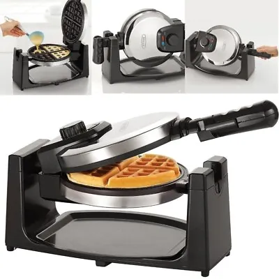 Belgian Waffle Maker Commercial Double Waring Breakfast Iron Kitchen Heavy New • $35.63