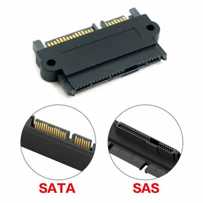 CABLECY  SFF-8482 SAS 22Pin To 7Pin + 15 Pin SATA Hard Disk Drive Raid Adapter • $6.99