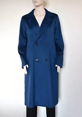 MARINA RINALDI By MAX MARA CASHMERE Blend Coat Size 27 MR 18W US 48DE 54 IT • $345