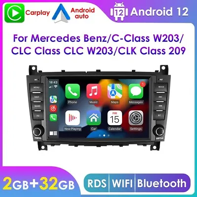 For Mercedes Benz CLK W209 CLK270 CLK280 CLK320 2005-2011 Car Radio Stereo 32GB • $144.98