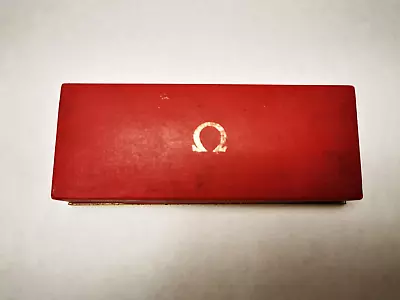 1960's VINTAGE OMEGA WATCH BOX 140mm X 56mm X 25mm • $75