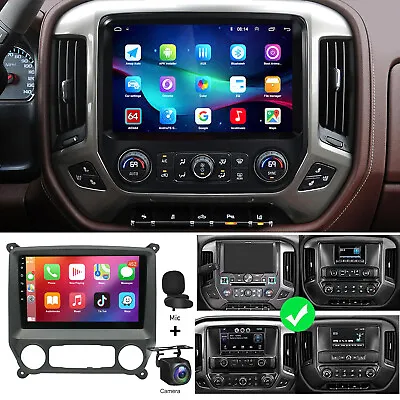 For Chevrolet Silverado & GMC Sierra 2014-2018 Android Navi GPS Car Stereo Radio • $155.99