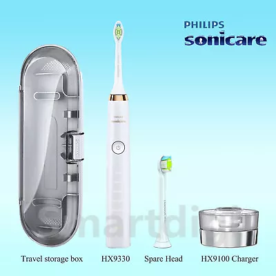 Philips Sonicare DiamondClean Electric Toothbrush RoseGold 2 Head W/o Retail Box • $139.99