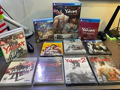 Brand New Yakuza  Ryu Ga Gotoko  Complete 0-6 Collection PS2/PS3/PS4/PS5. • £2540.62