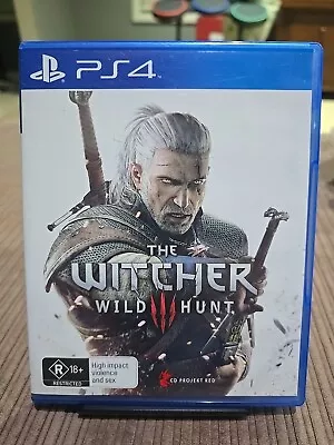 The Witcher 3 III Wild Hunt - PS4 Game - Complete With Manual /Map & Soundtrack • $17.50