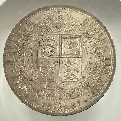 £99 • Buy Great Britain Queen Victoria 1887 Silver Half Crown Coin