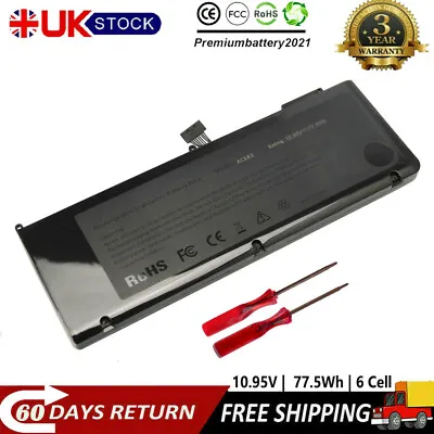 £30.99 • Buy 77.5Wh Laptop Battery For Apple MacBook Pro 15  Unibody A1286 2011-2012 A1382