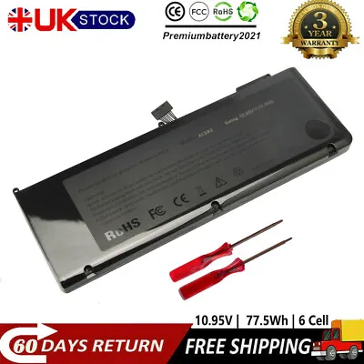 77.5Wh Laptop Battery For Apple MacBook Pro 15  Unibody A1286 2011-2012 A1382 • £32.99