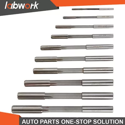 Labwork 10Pc HSS H7 Machine Cutter Straight Chucking Milling Reamer Kit 3mm-12mm • $24.99