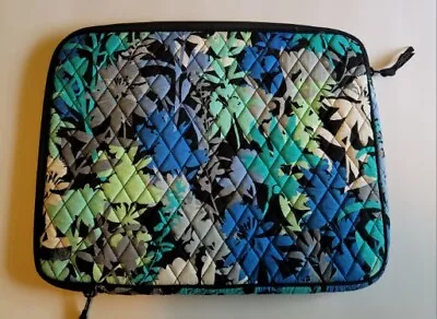 Vera Bradley Laptop Computer Tote Bag Floral Pattern Blue • $24