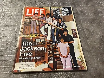 SEPT 24 1971 LIFE Magazine MICHAEL JACKSON - FAMILY • $15