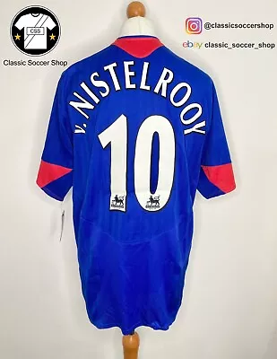 Manchester United VAN NISTELROOY #10 2005/06 Away Shirt Extra Large / XL • $110.97