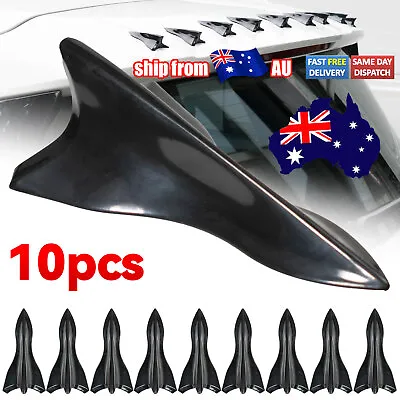 Universal10Pcs Shark Fin Diffuser Vortex Generator Car Roof Bumper Spoiler ABS • $14.99