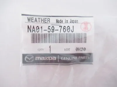 Genuine OEM Mazda NA01-59-760J Left Front Door Weatherstrip 1990-1997 Miata  • $138.45