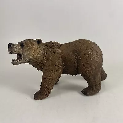 £6.23 • Buy Schleich BROWN GRIZZLY BEAR GROWLING 2012 Retired Figure Wildlife 14685