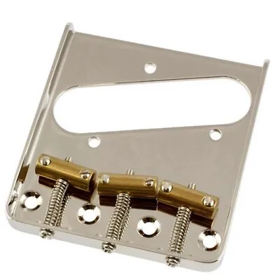 £56.69 • Buy Vintage Telecaster Left Handed Bridge-Tailpiece With Compensated Brass Saddles