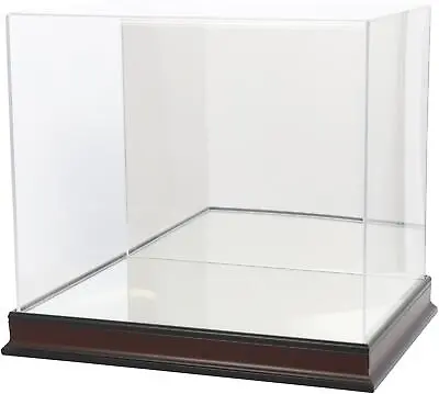 Antique Mahogany Helmet Display Case With Mirror Back - Fanatics • $99.99