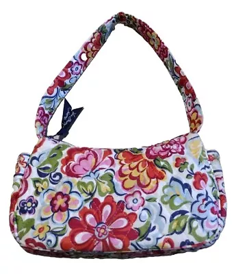 Vera Bradley Maggie Shoulder Bag Small Hobo Hope Garden Floral Quilted Purse • $12.95