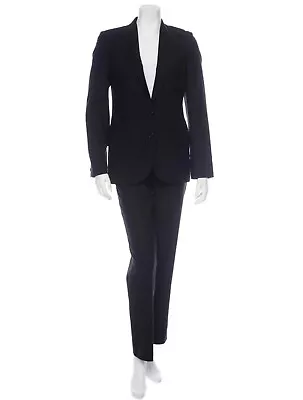 Helmut Lang Black Wool Pantsuit Suit - US 4 IT 40 • $135