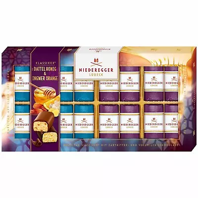 Niederegger Marzipan Collection DATE HONEY GINGER ORANGE Pralines 200g FREE SHIP • $23.99